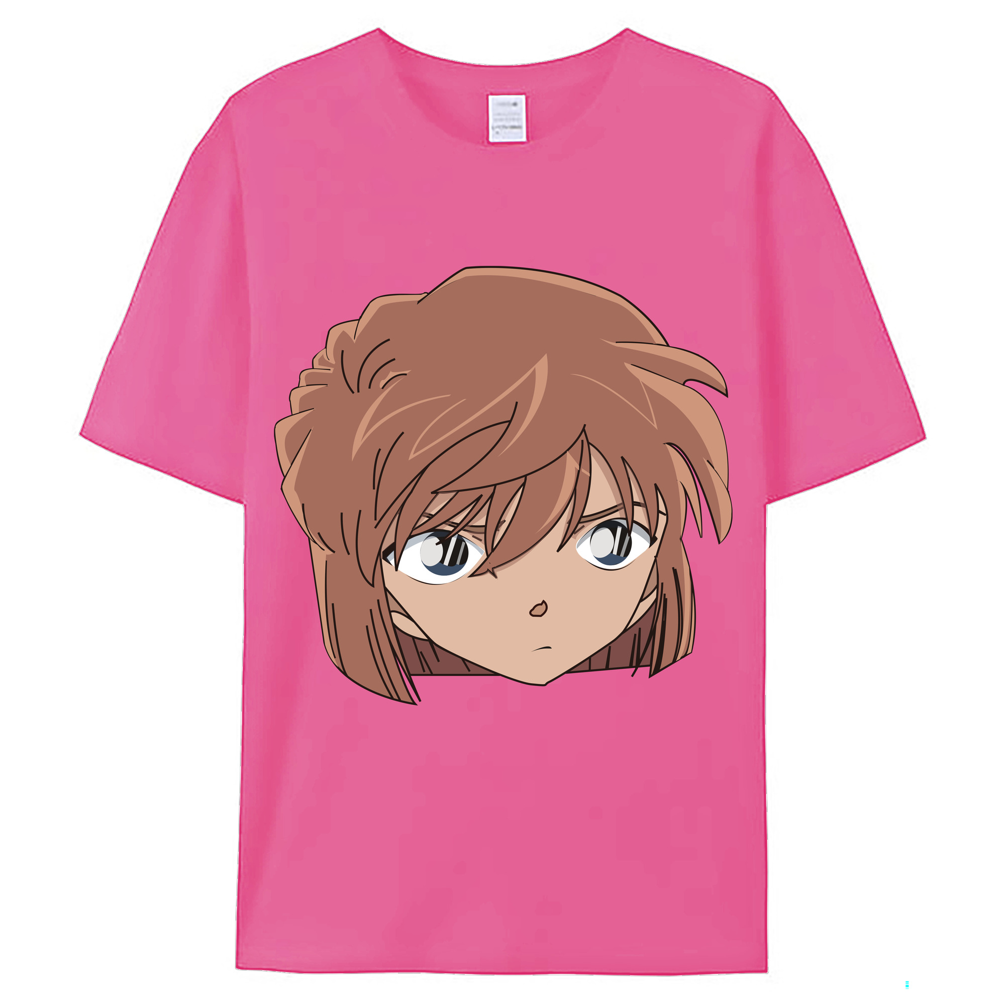 （画像用） 名探偵コナン 灰原 哀 はいばら あい Detective Conan Anita Hailey、Vi Graythorn Haibara Ai レディースカジュアルプリントTシャツ（綿100％）